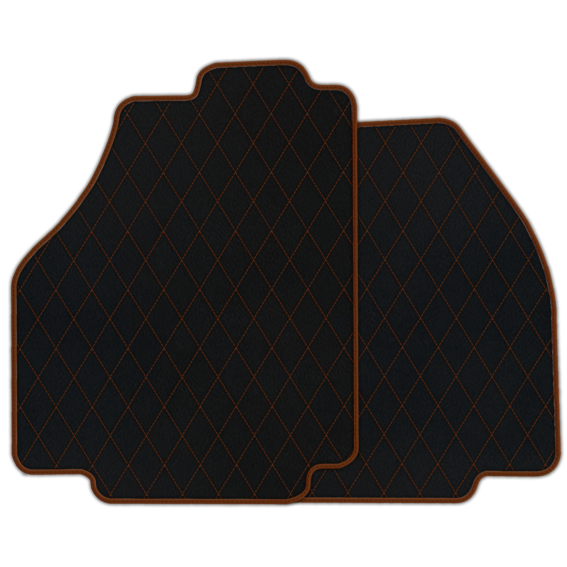 Premium Black Leather Floor Mats for Ferrari 488 Spider (2016-2022)