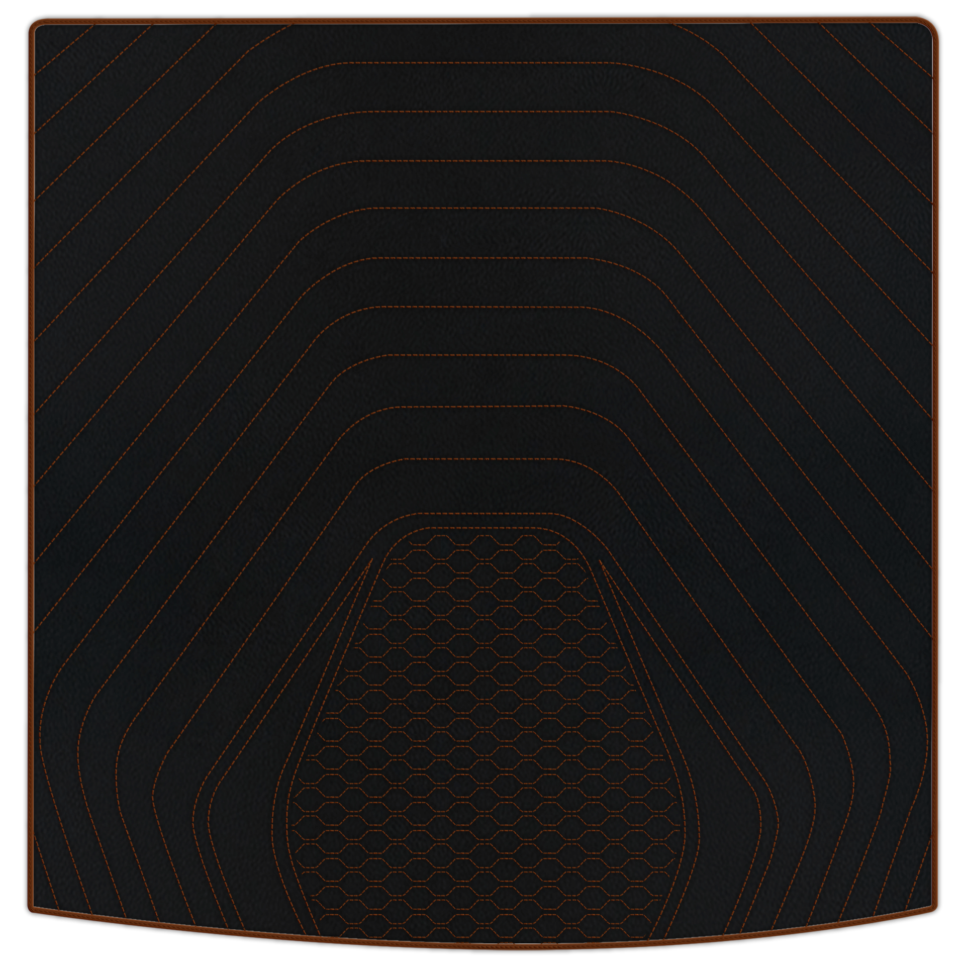 Premium Black Leather Floor Mats for Range Rover Velar P400e