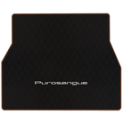 Premium Black Leather Floor Mats for Rolls Royce Shadow (1965-1977)