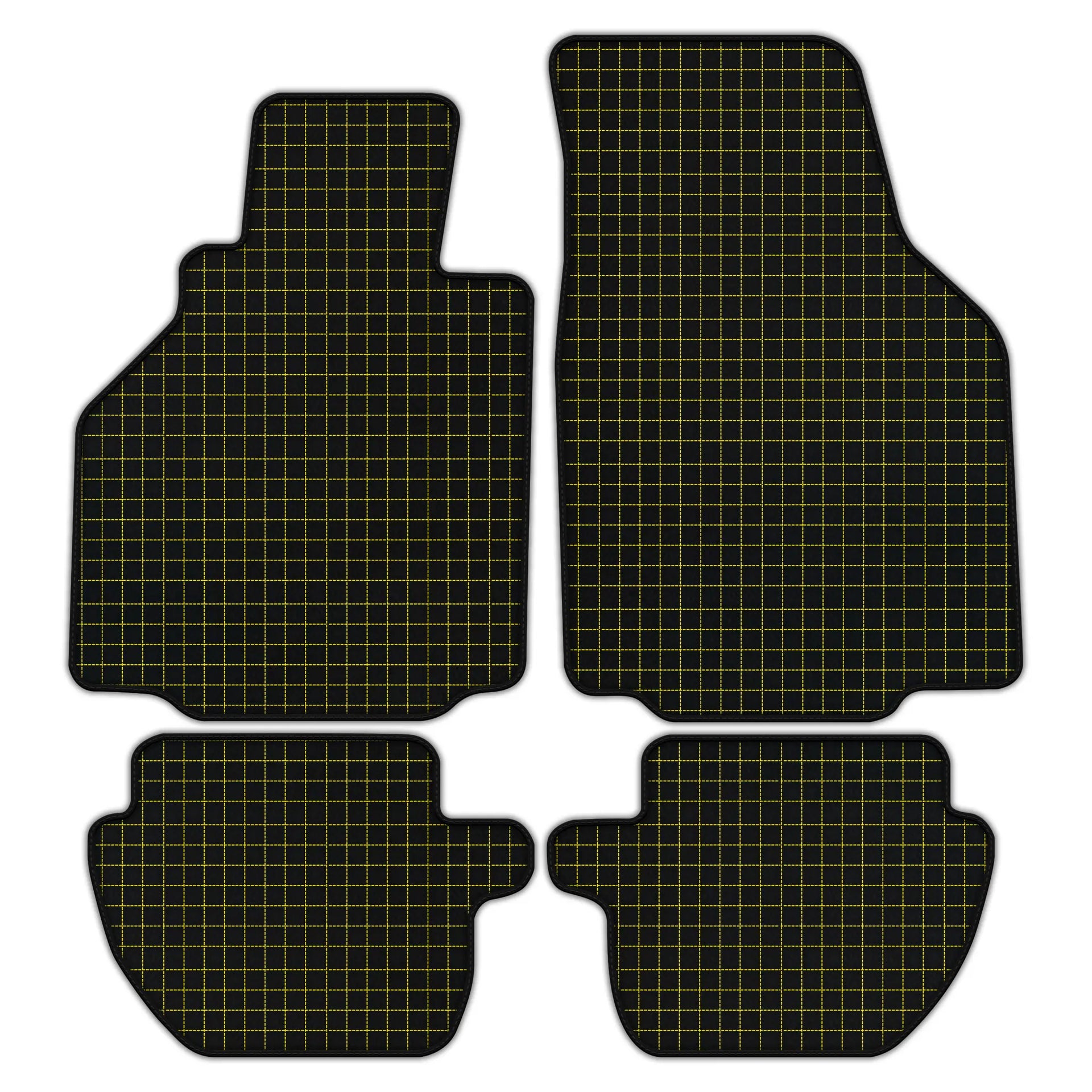 Customizable Triangle Pattern Leather Floor Mats for Porsche 911