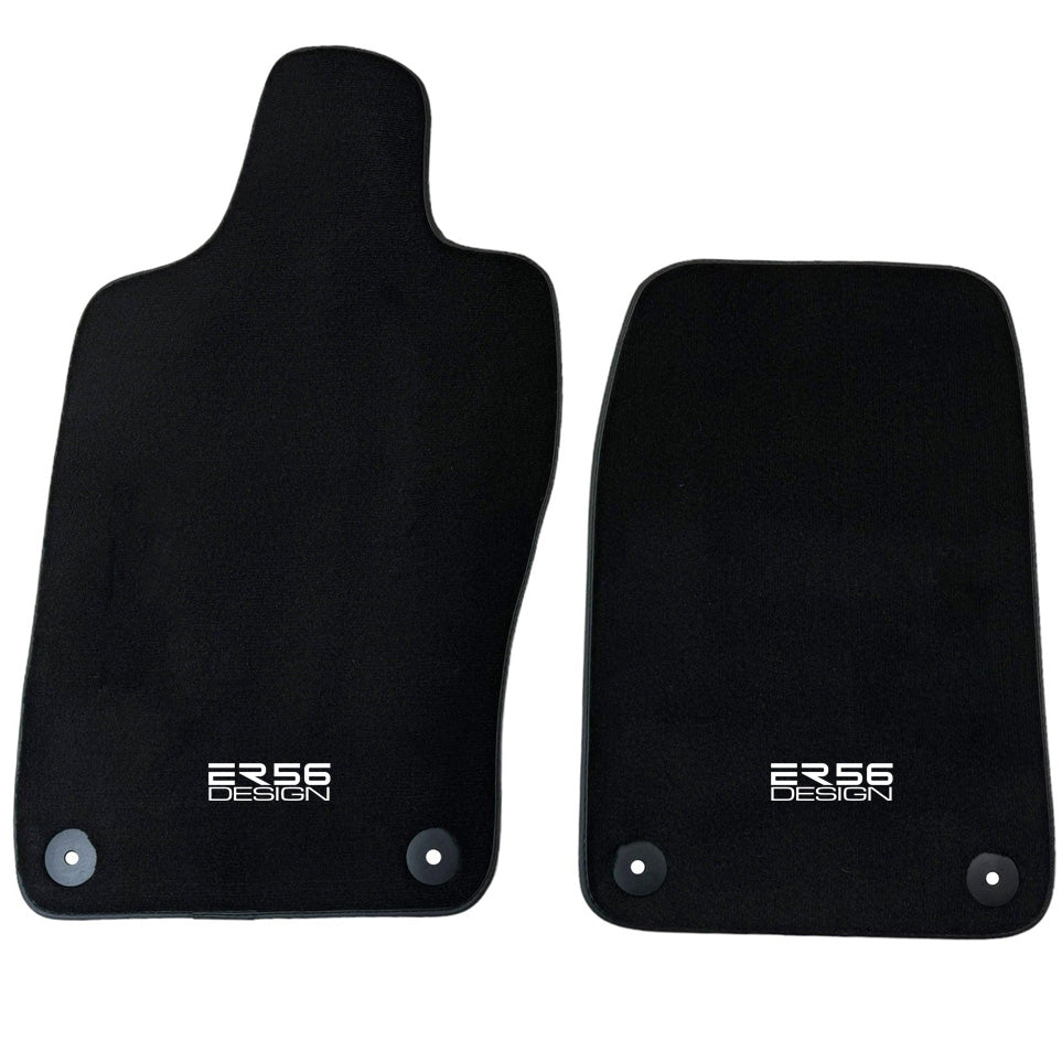 Customizable Floor Mats From Carpet With Leather for Aston Martin DB11 (2016–2023) - AutoWin