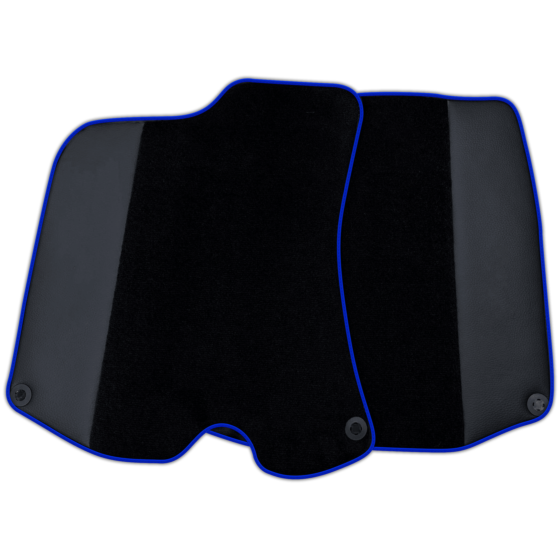 Custom Black Floor Mats For Ferrari Portofino (2018-2023) With Leather