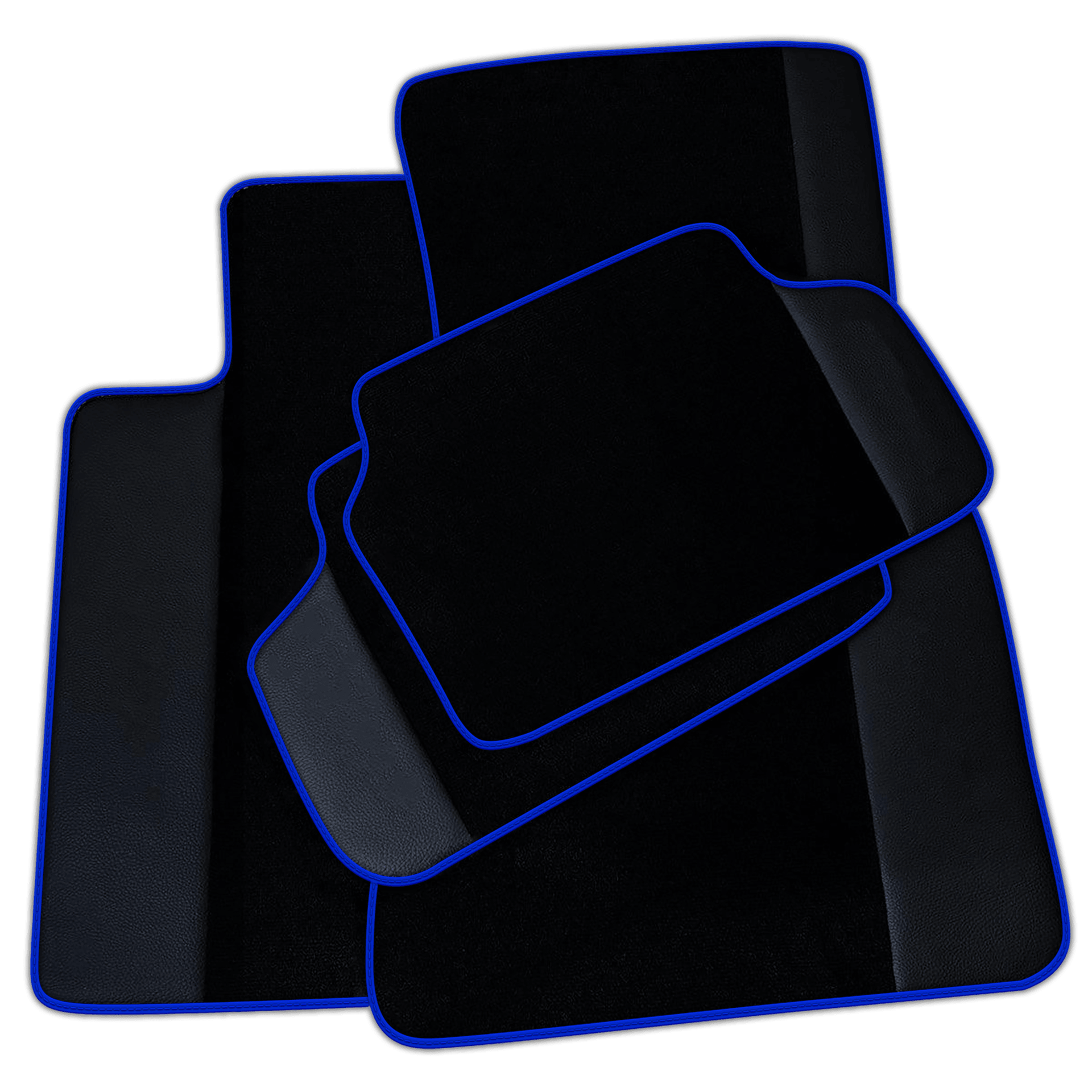 Black Floor Mats for BMW 2 Series U06 (2022-2026) with Leather | Various Trim Colors