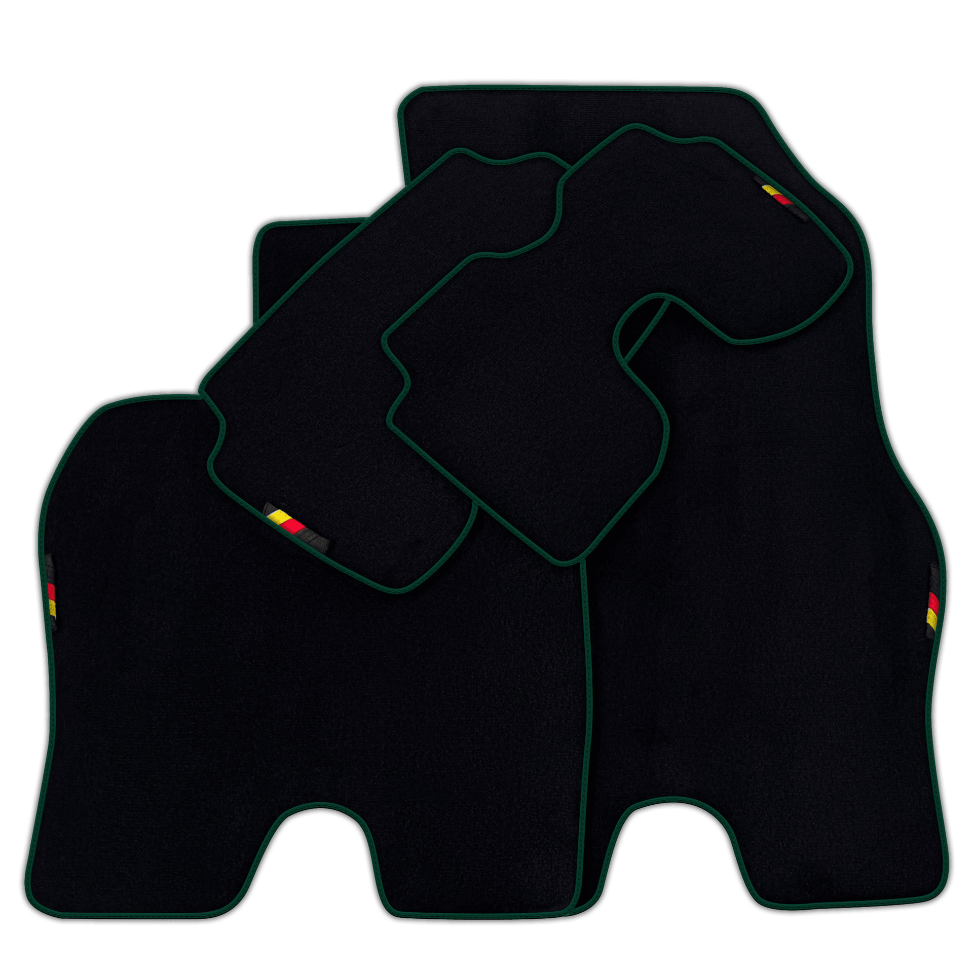 Black Floor Mats for BMW i8 German Edition | Various Trim Colors