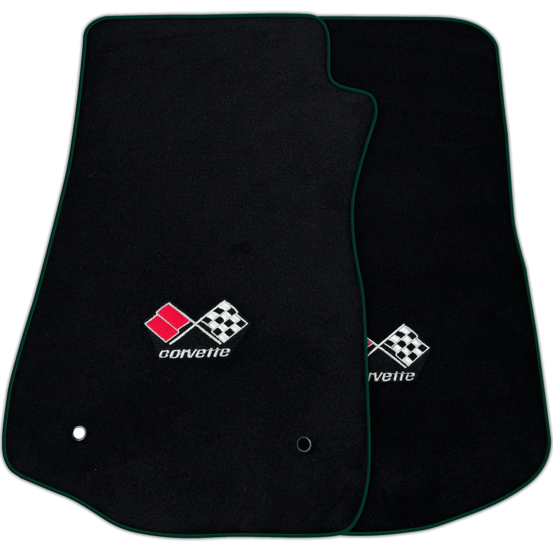 Black Floor Mats for Chevrolet Corvette C3 (1968-1982) | Various Trim Colors