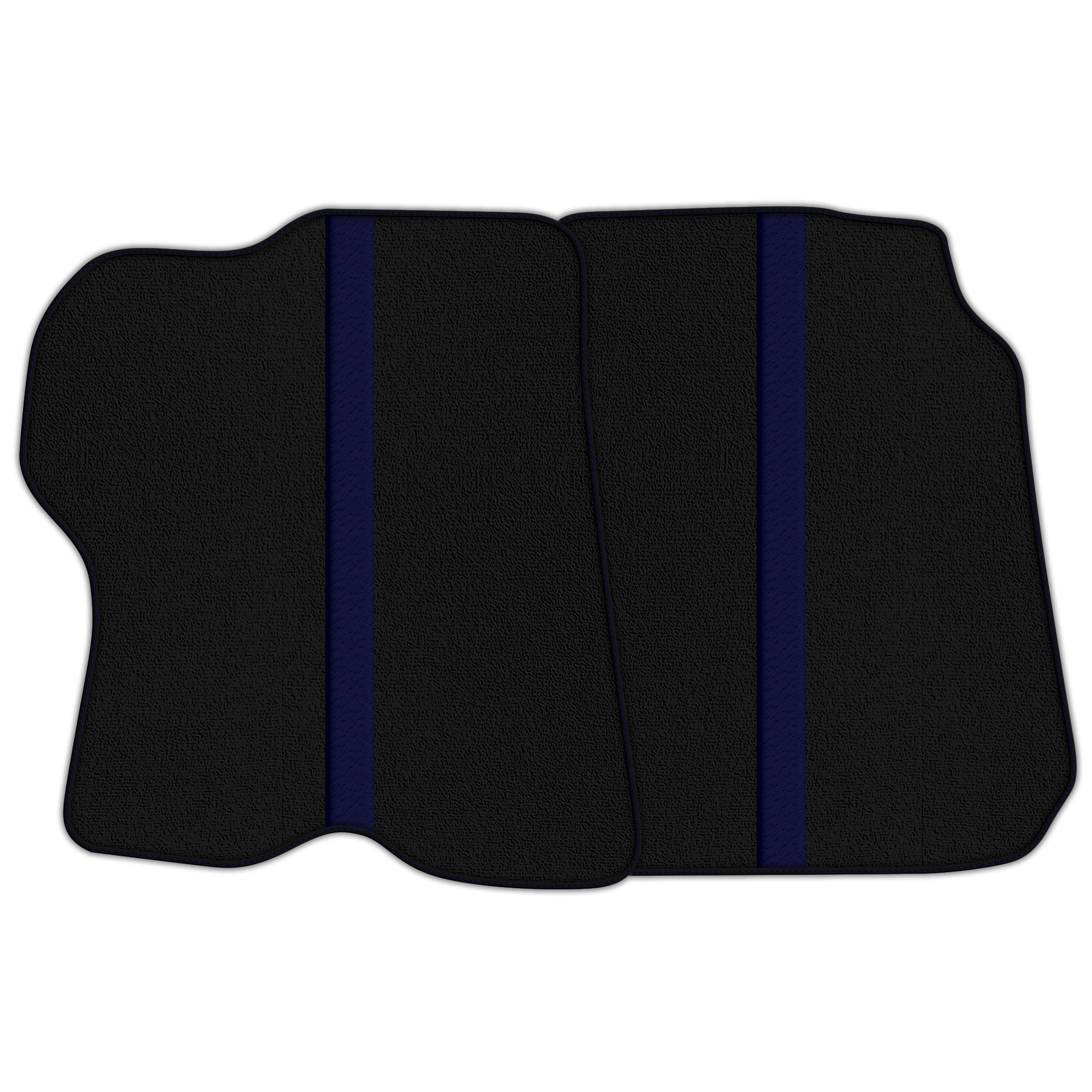 Black Floor Mats with Leather Line for Ferrari GTC4 Lusso (2016-2023) - Various Colors