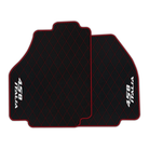 Premium Black Leather Floor Mats for Ferrari 458 Spider (2012-2015)