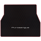 Premium Black Leather Floor Mats for Rolls Royce Shadow (1965-1977)