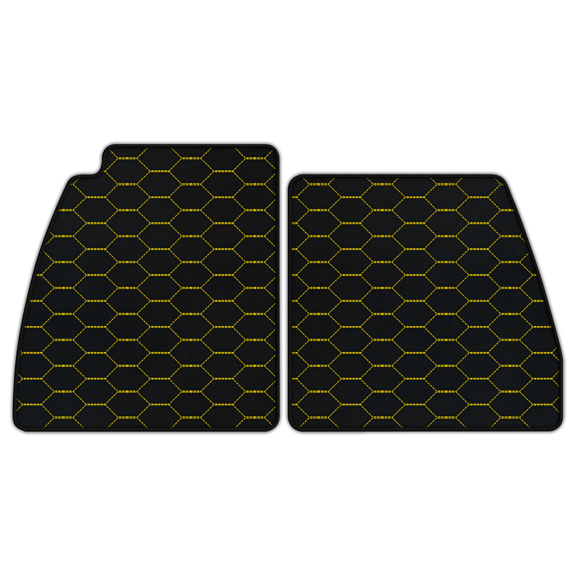 Customizable Leather Floor Mats with Viper Hex Pattern for Lotus Emira (2022-2025) - AutoWin