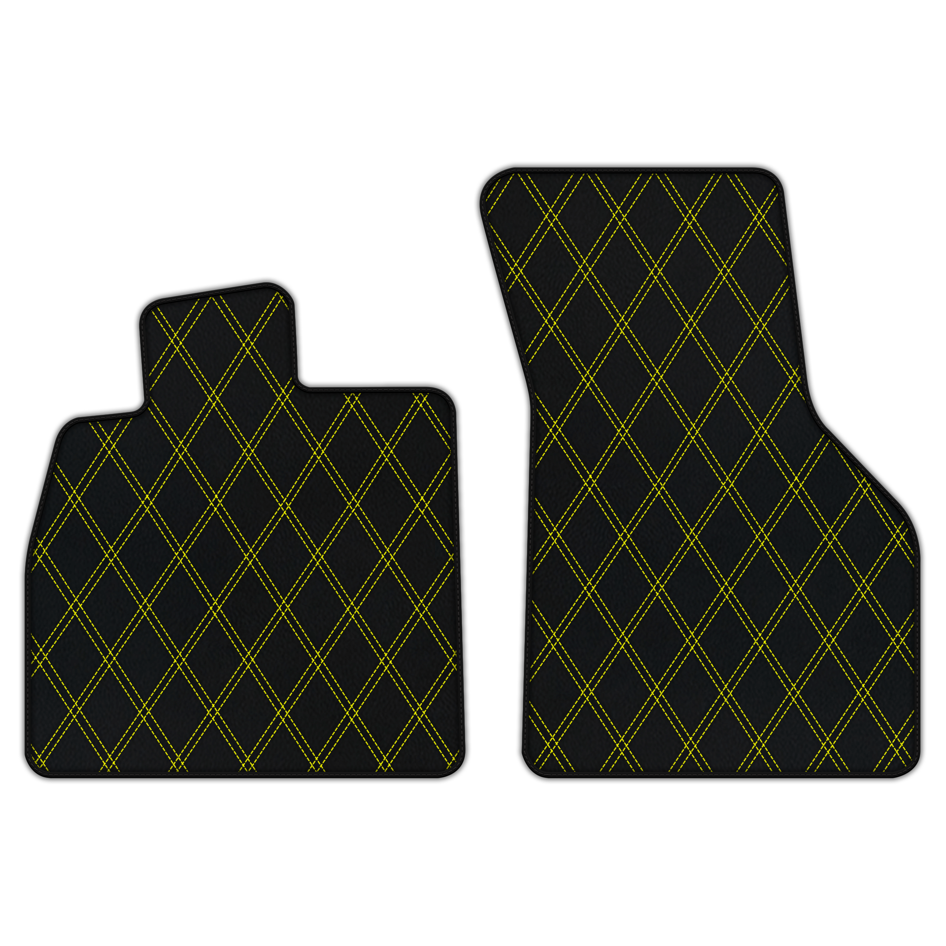 Custom Leather Floor Mats for Audi TT MK3 Coupe - Divario Pattern