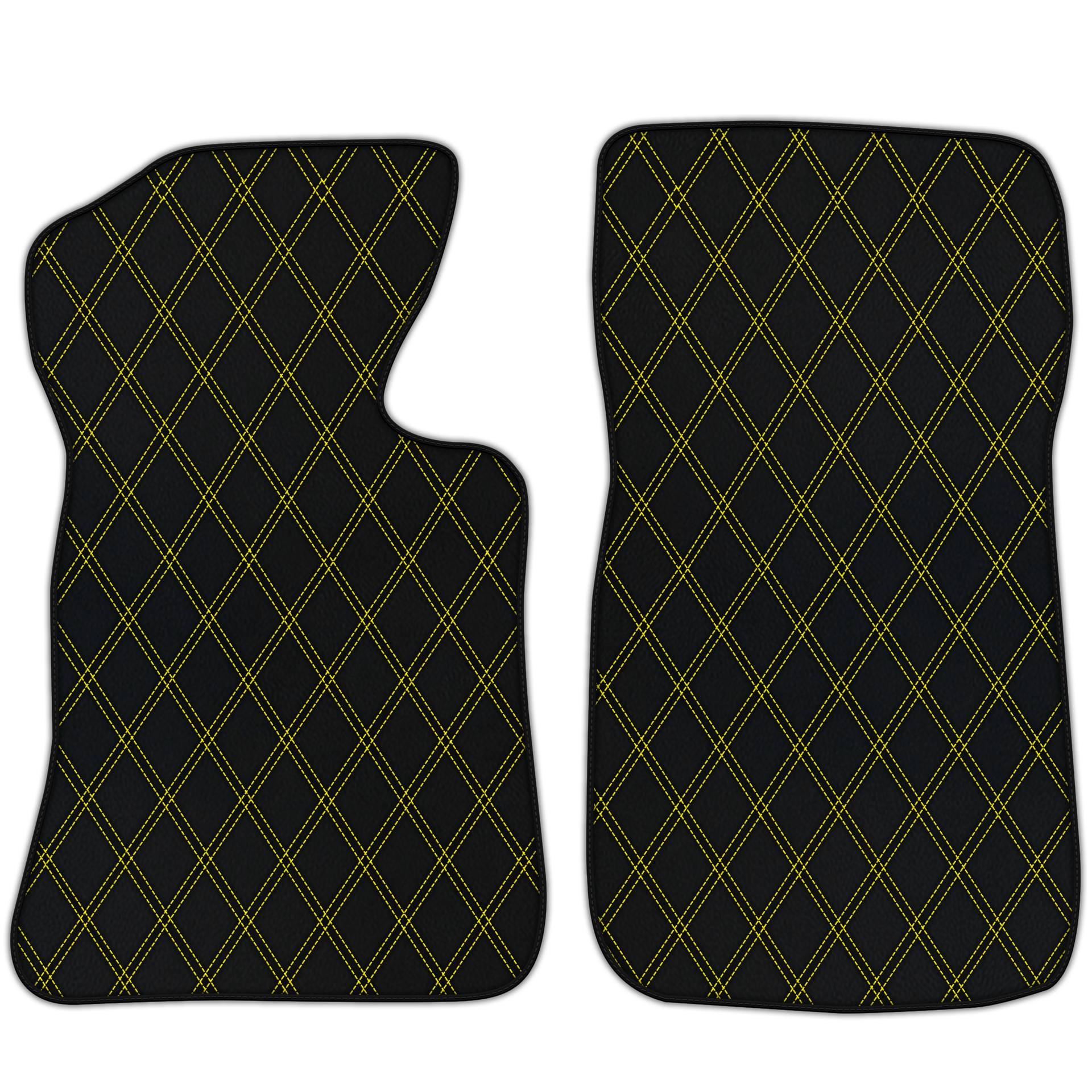 Leather Floor Mats for Corvette C2 (1963-1967) | Divario Pattern