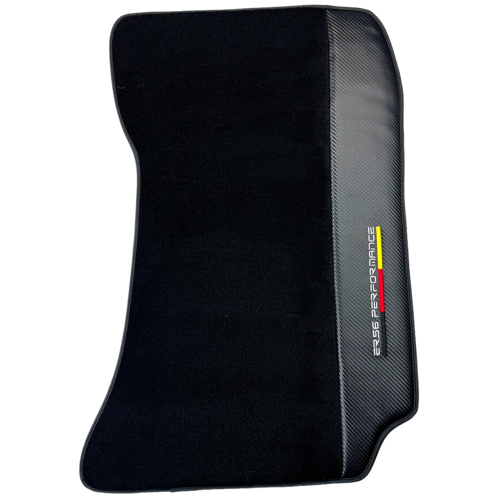 Black Floor Mats for Mercedes Benz CLS-Class C218 Coupe with Carbon | ER56 Performance - AutoWin