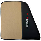 Beige Floor Mats for Ferrari 296 GTB (2022-2024) with Leather - AutoWin