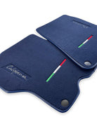 Floor Mats For Ferrari California 2008-2014 Dark Blue Color - AutoWin