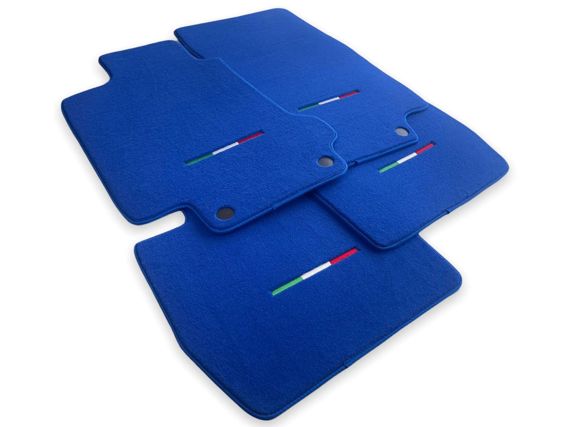 Floor Mats For Maserati GranTurismo MC Stradale (2011-2015) Blue IT Edition - AutoWin