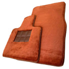 Ginger Color Sheepskin Floor Mats for Rolls-Royce Phantom VIII (2017-2024) - AutoWin