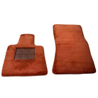 Ginger Color Sheepskin Floor Mats for Rolls-Royce Shadow (1965-1977) - AutoWin