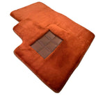 Ginger Color Sheepskin Floor Mats for Rolls-Royce Shadow (1965-1977) - AutoWin
