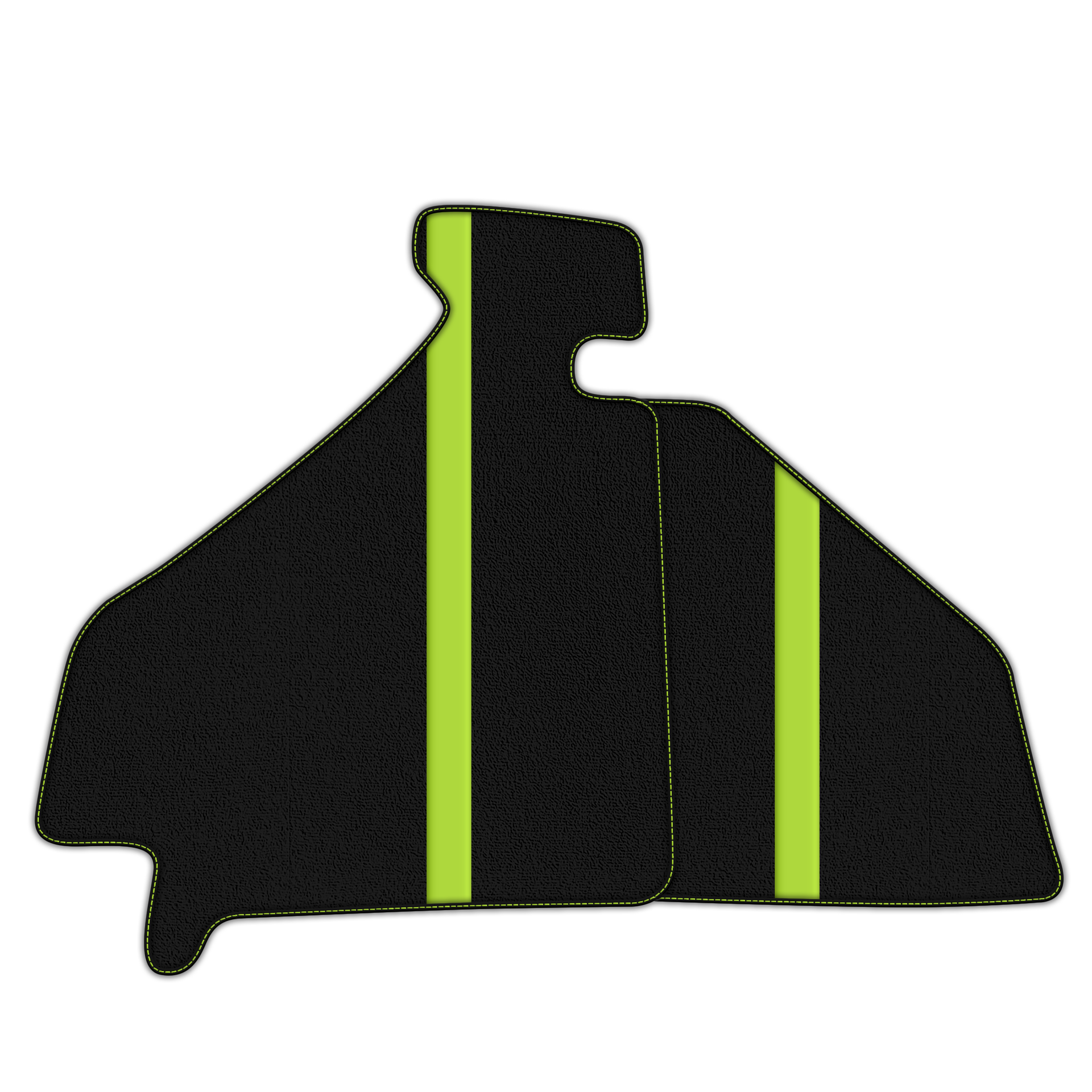 Luxury Black Floor Mats for Ferrari 550 Maranello (1996-2002)