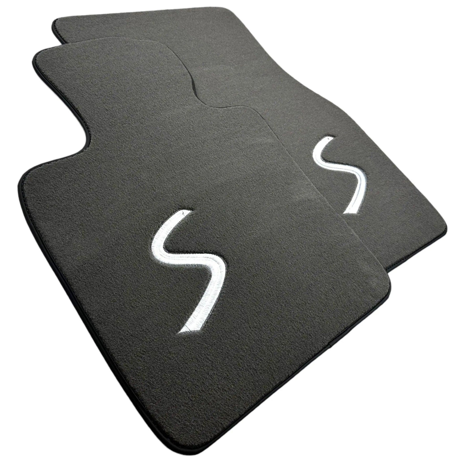 Grey Floor Mats for Mini Cabrio F57 Convertible (2016-2023) - AutoWin