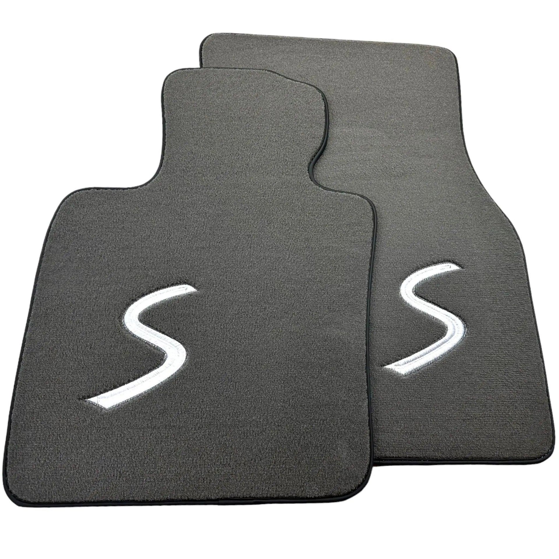 Grey Floor Mats for Mini Cabrio F57 Convertible (2016-2023) - AutoWin