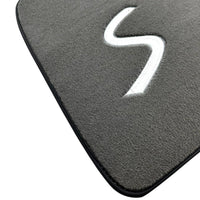 Grey Floor Mats for Mini Cabrio R52 Convertible (2004-2009) - AutoWin