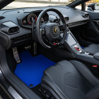 Custom Blue Floor Mats for Lamborghini Huracan EVO 2019-2024