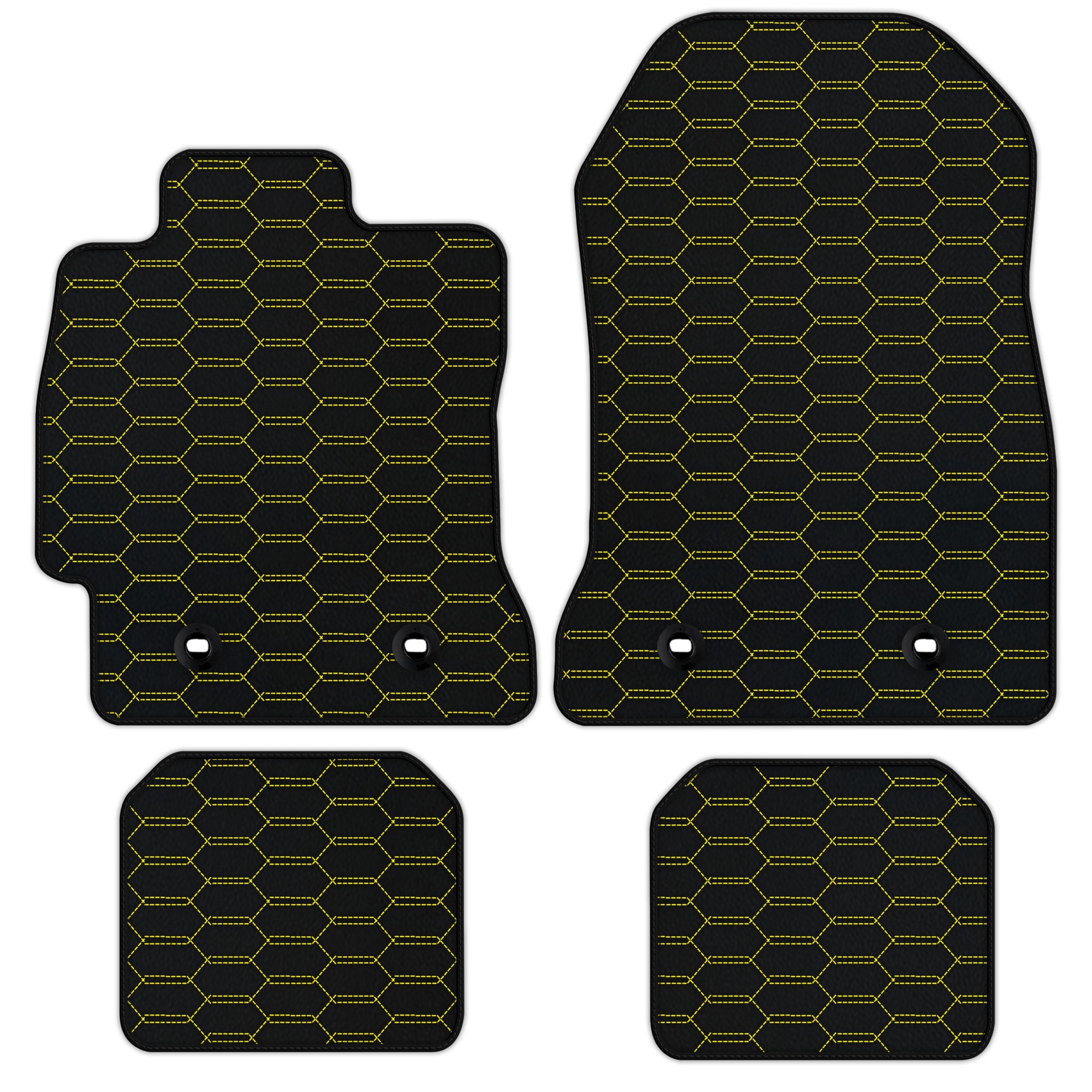 Premium Customizable Leather Floor Mats for Subaru BRZ (2012-2021)