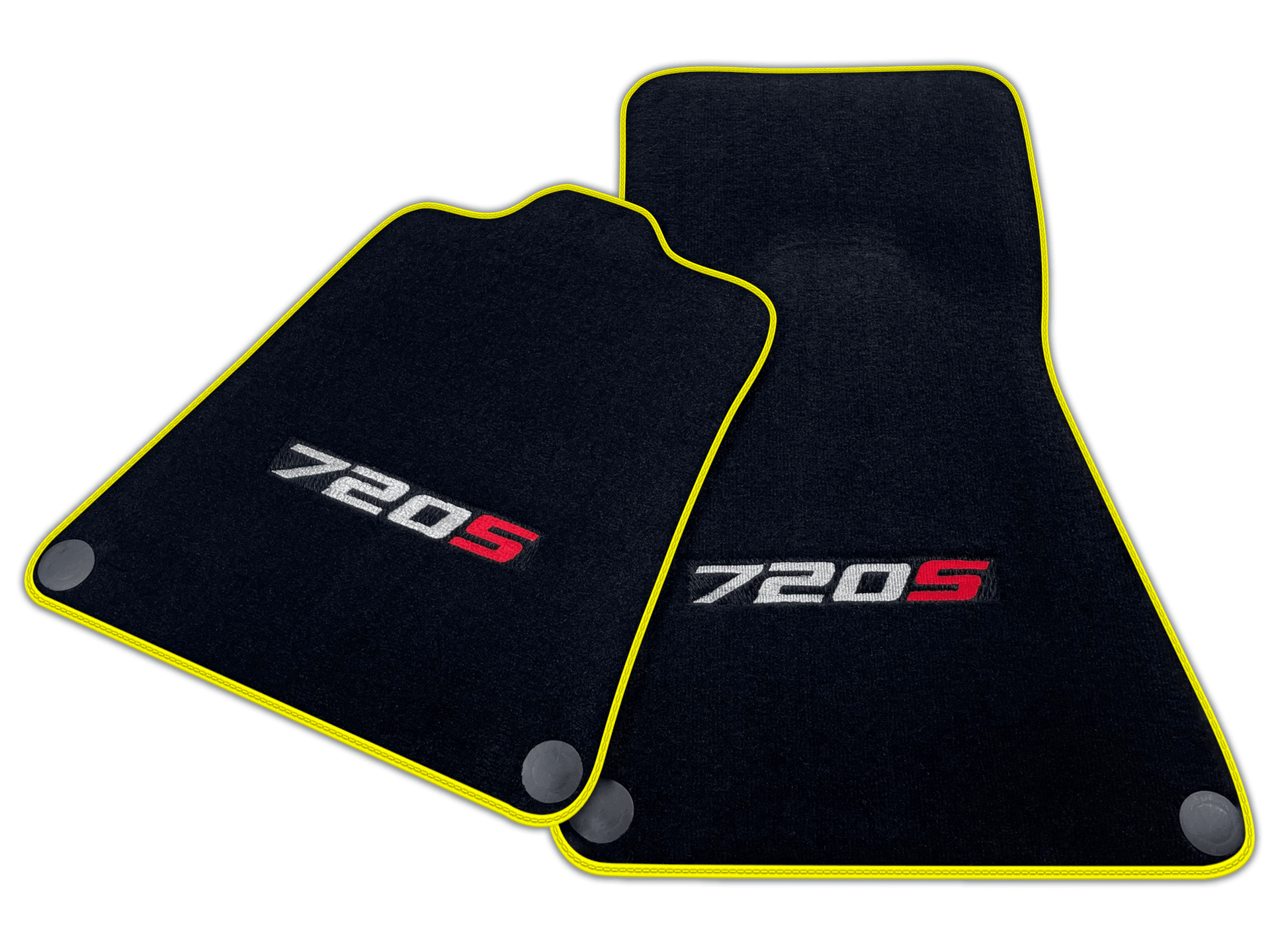 Black Floor Mats for McLaren 720s (2017-2021) | Various Trim Colors
