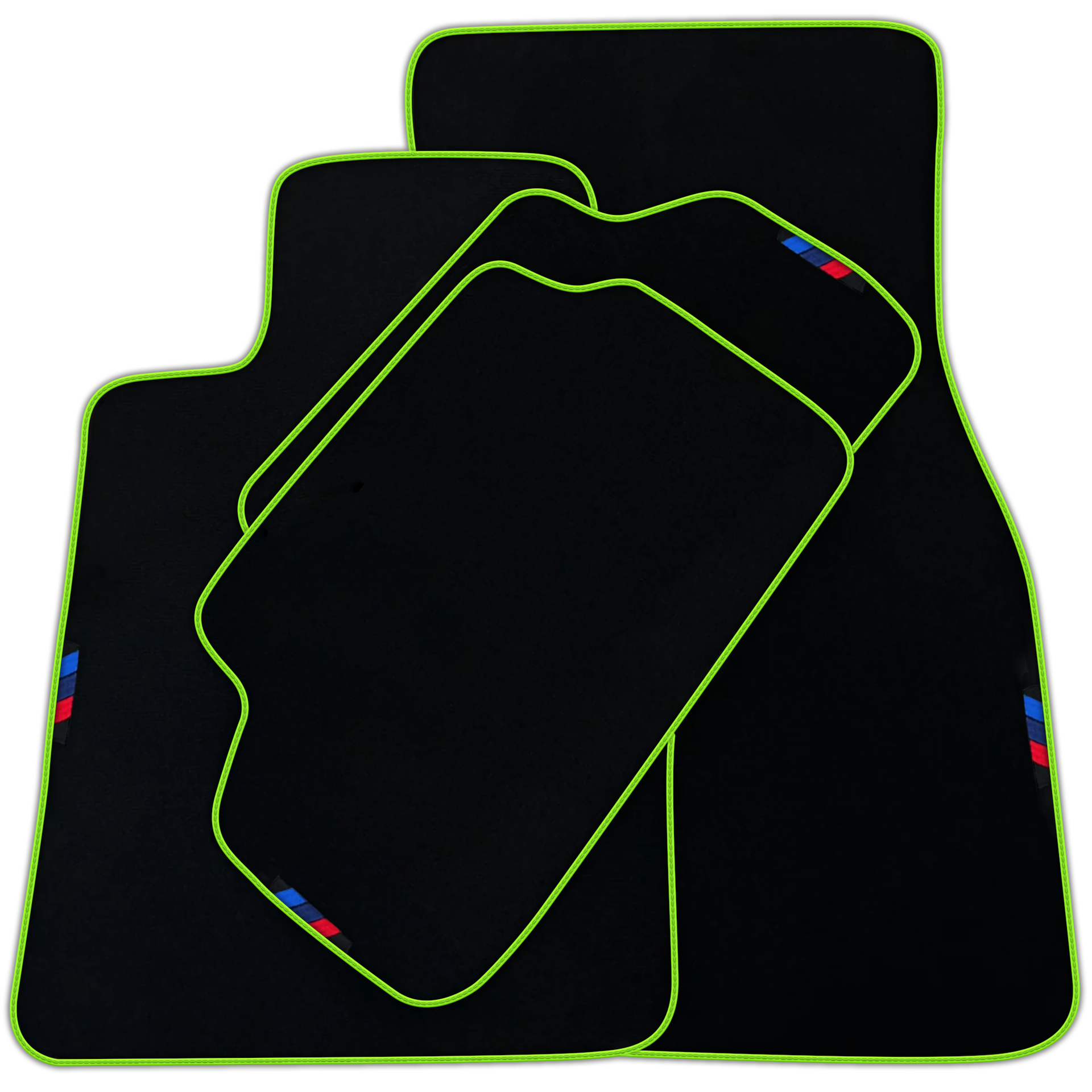 Black Mats For BMW M5 G90 (2023-2026) Sedan | Red Trim | Various Trim Colors