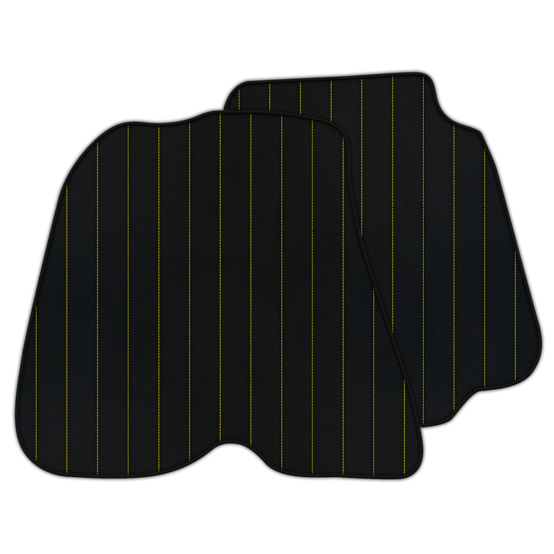 Customizable Leather Floor Mats with Line's Pattern for Ferrari F12 Berlinetta (2012-2022)