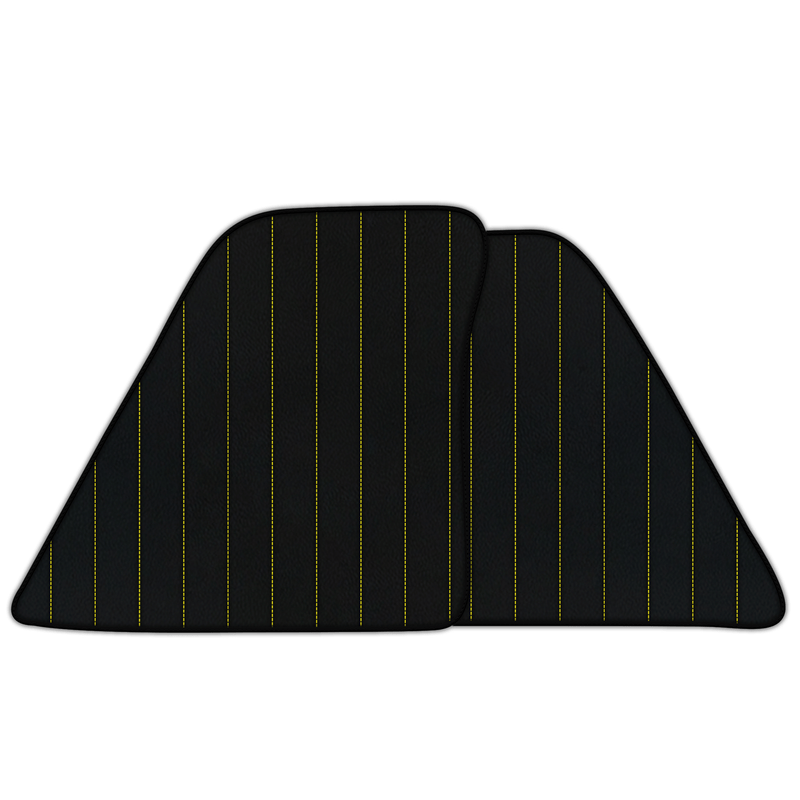 Customizable Leather Floor Mats with Line's Pattern for Ferrari SF90 Stradale (2019-2024)
