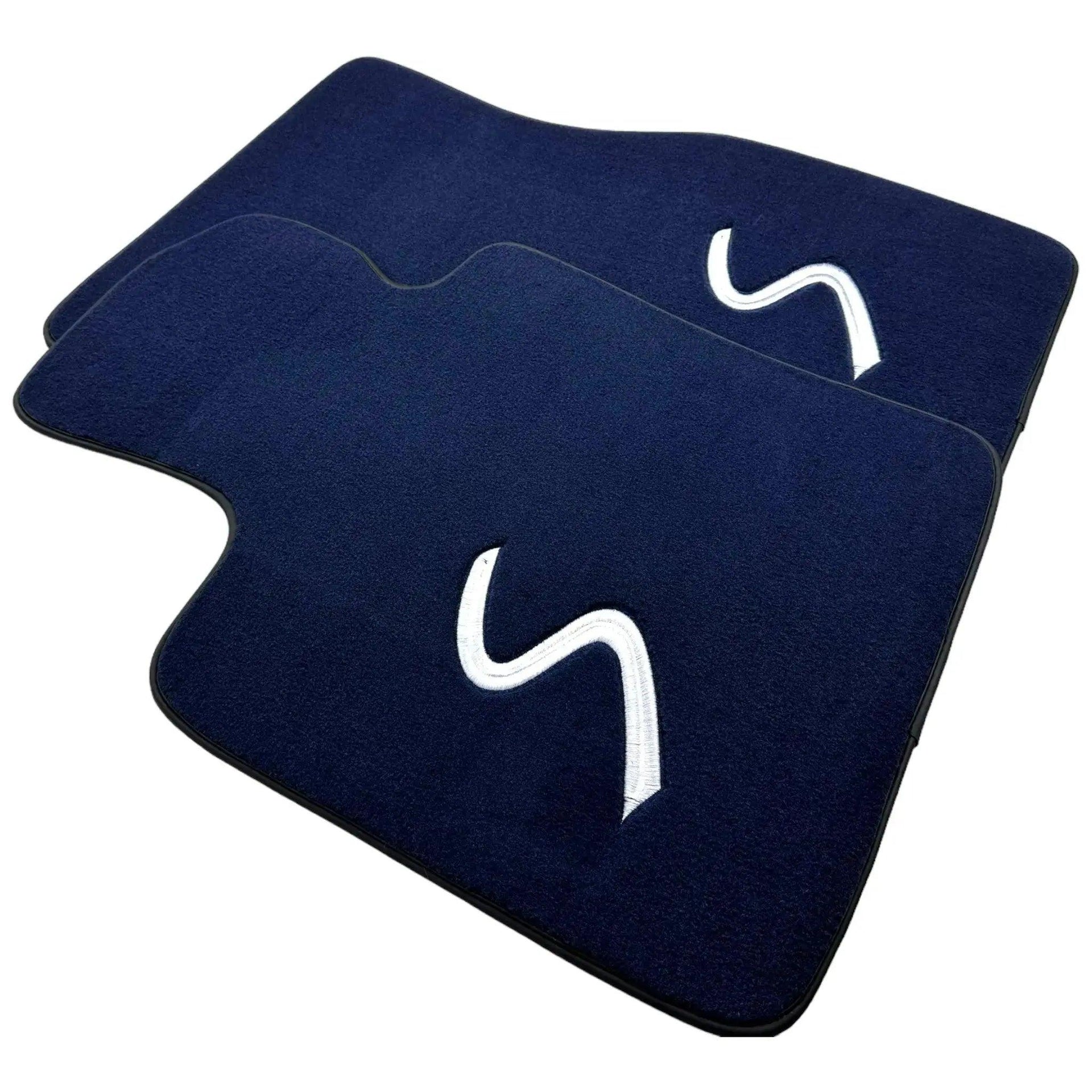 Dark Blue Floor Mats for Mini Cooper / One F56 3-Doors (2014-2023) - AutoWin