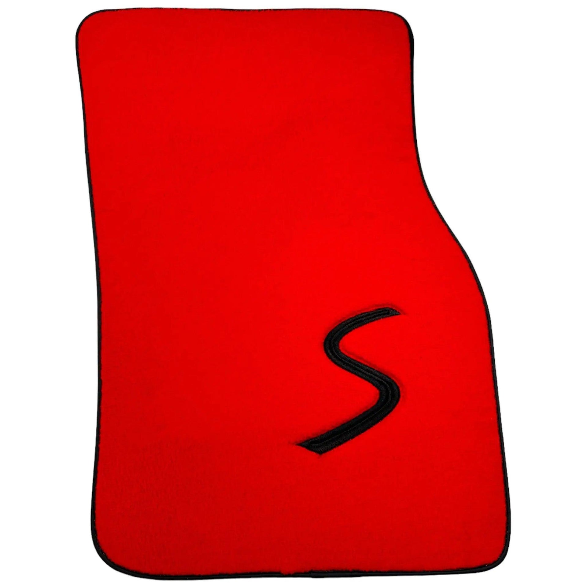 Red Floor Mats for Mini Cooper/One R50 (2001-2007) - AutoWin