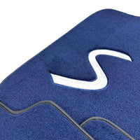 Dark Blue Floor Mats for Mini Cooper / One R56 (2007-2014) - AutoWin