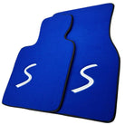 Blue Floor Mats for Mini Cooper / One R56 (2007-2014) - AutoWin