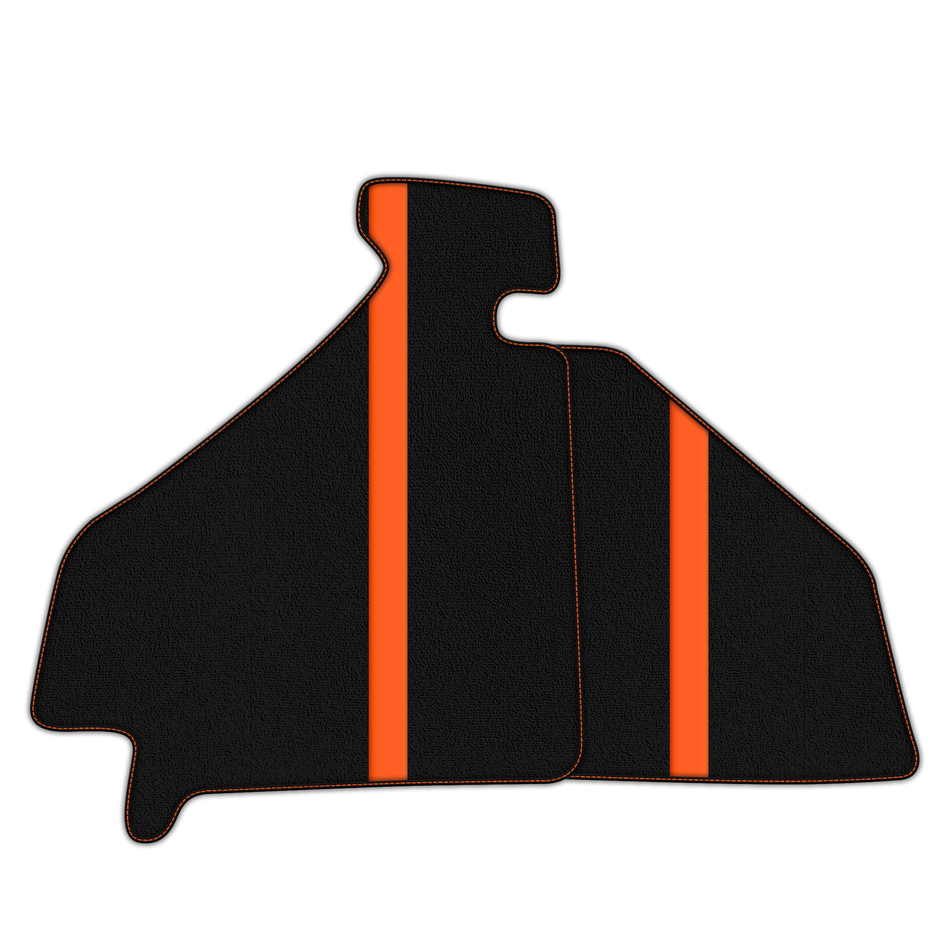 Luxury Black Floor Mats for Ferrari 550 Maranello (1996-2002)