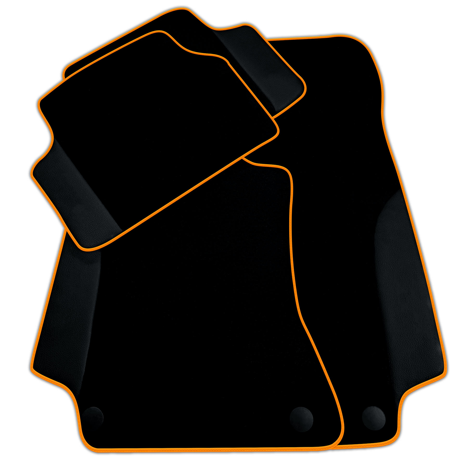 Customizable Black Floor Mats For Mercedes Benz GLC-Class X253 SUV (2016-2019) Hybrid