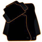 Customizable Black Floor Mats For Mercedes Benz GLE-Class C167 Coupe (2020-2023)