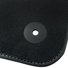 Black Floor Mats for Lamborghini Urus with Carbon Fiber Leather