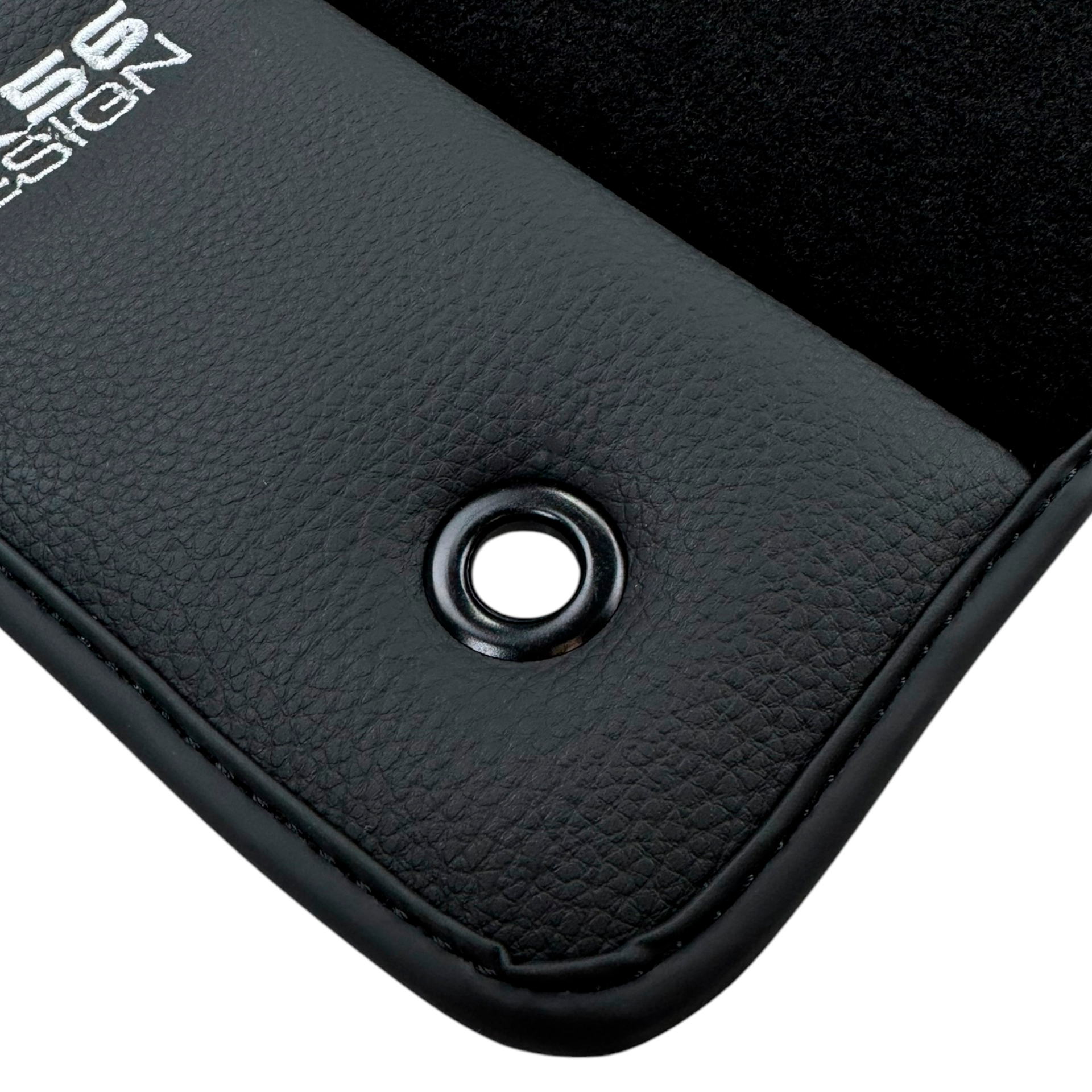 ER56 Design Black Floor Mats for Lincoln MKX (2011-2015) SUV with Leather