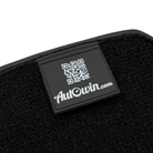 Brown Leather Viper Hex Pattern Floor Mats for Ferrari Purosangue (2023-2024) with Italian Flag