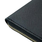 Black Leather AutoWin Document Holder with Golden Logo - AutoWin