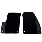 ER56 Design Black Floor Mats for Chevrolet Camaro Fourth Generation (1992-2002) with Leather