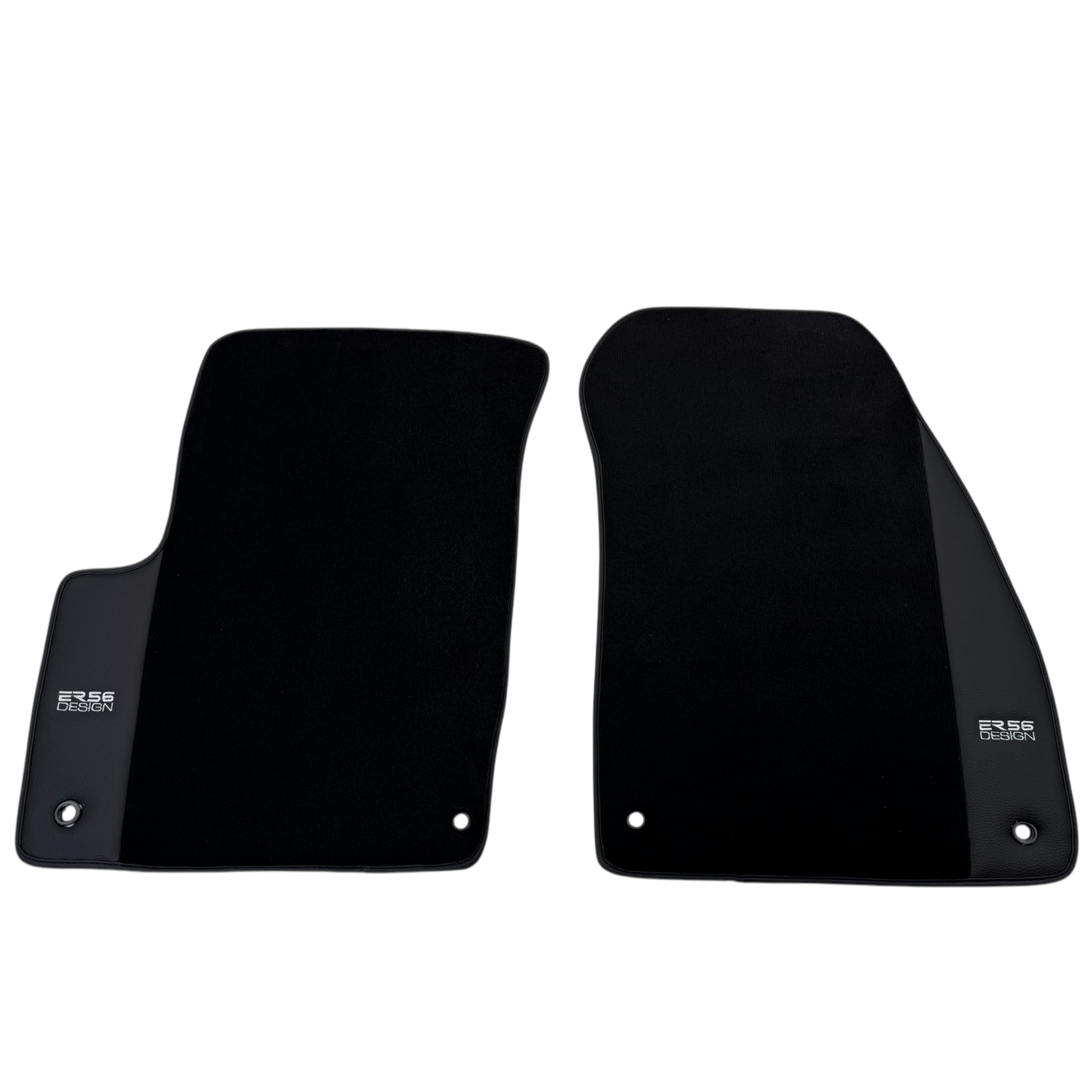 ER56 Design Black Floor Mats for Chevrolet Trax (2013-2023) with Leather