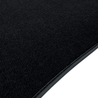 Black Floor Mats for Jaguar XF (2017-2021) Sportbrake with Leather - AutoWin