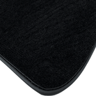 Black Floor Mats for Jaguar E-Pace (2018-2024) with Leather - AutoWin