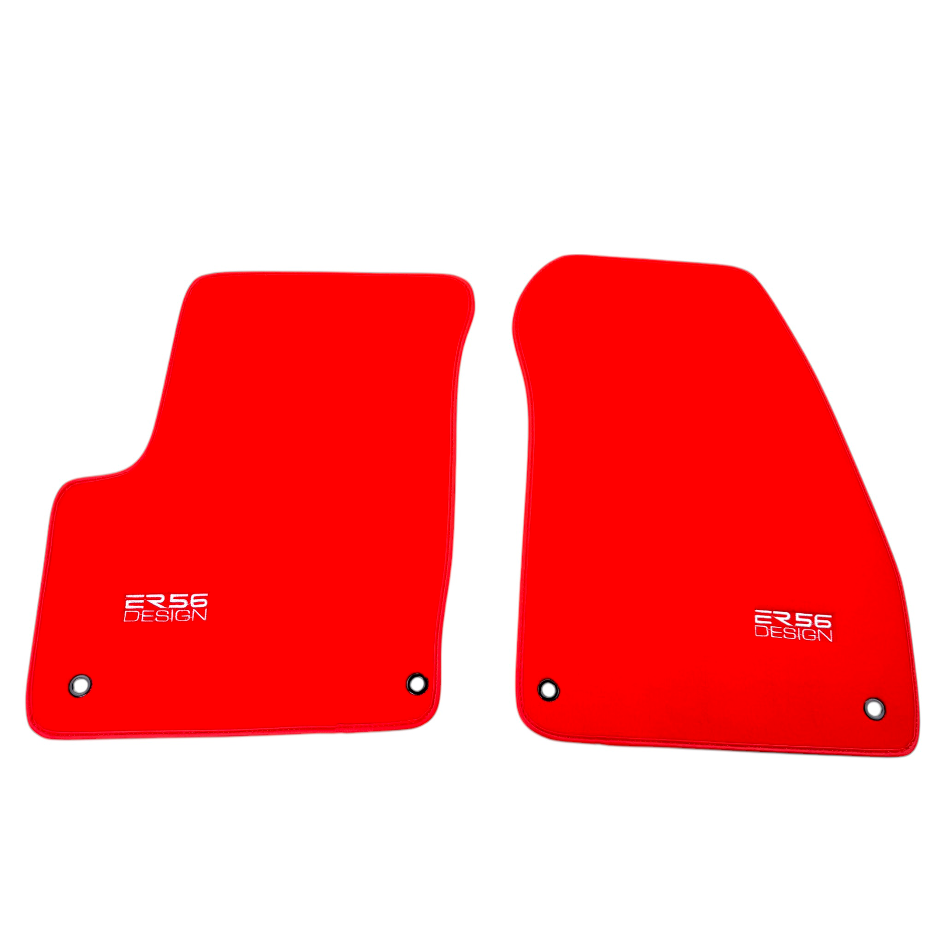 Red Floor Mats for Chevrolet Spark Hatchback (2013-2015) by ER56 Design