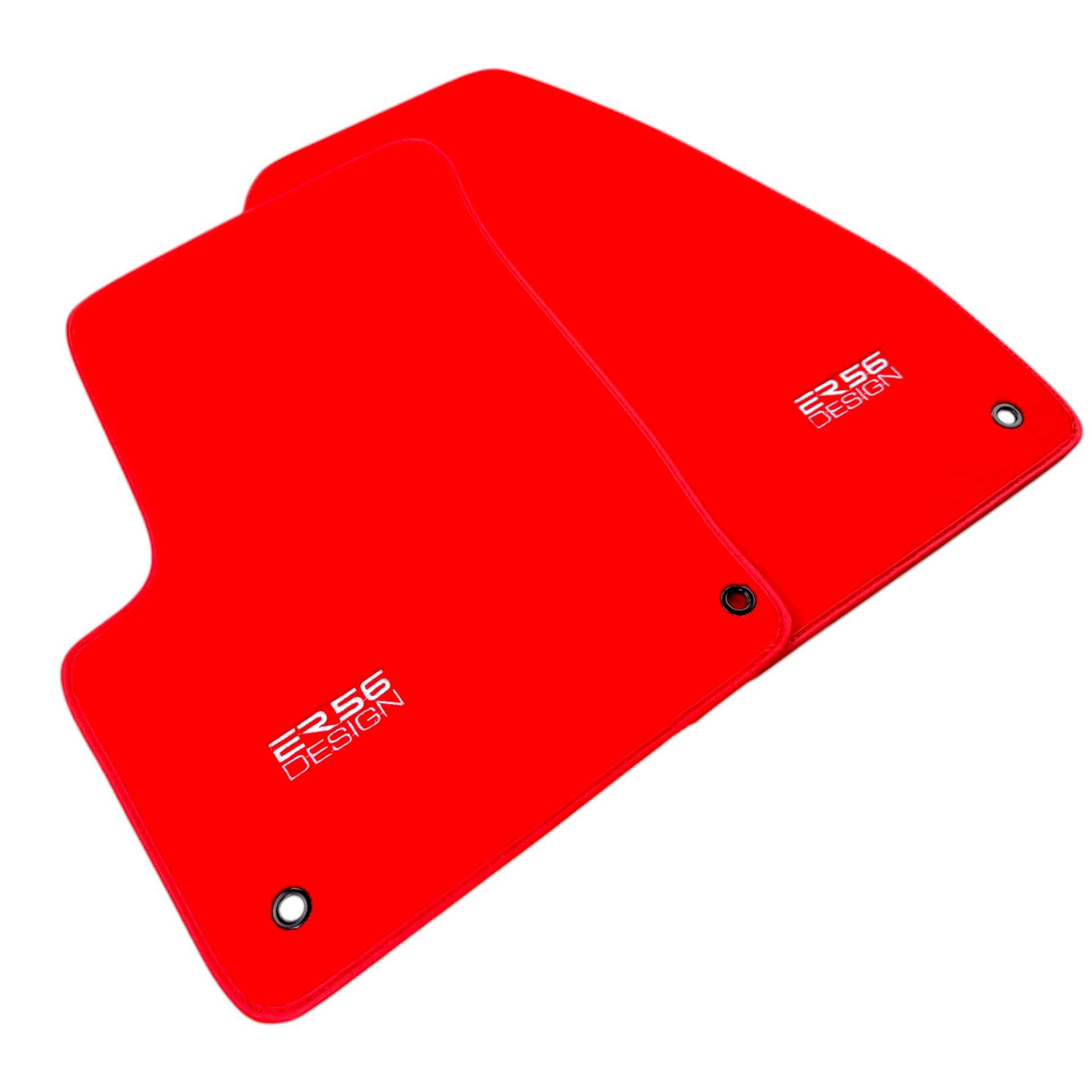 Red Floor Mats for Chevrolet Captiva C140 7-Seater (2011-2015) by ER56 Design