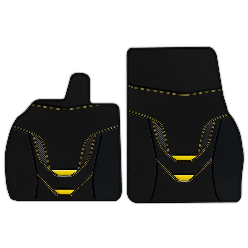 Customizable Leather Floor Mats with AW46 Pattern for Lamborghini Temerario (2025-2026)